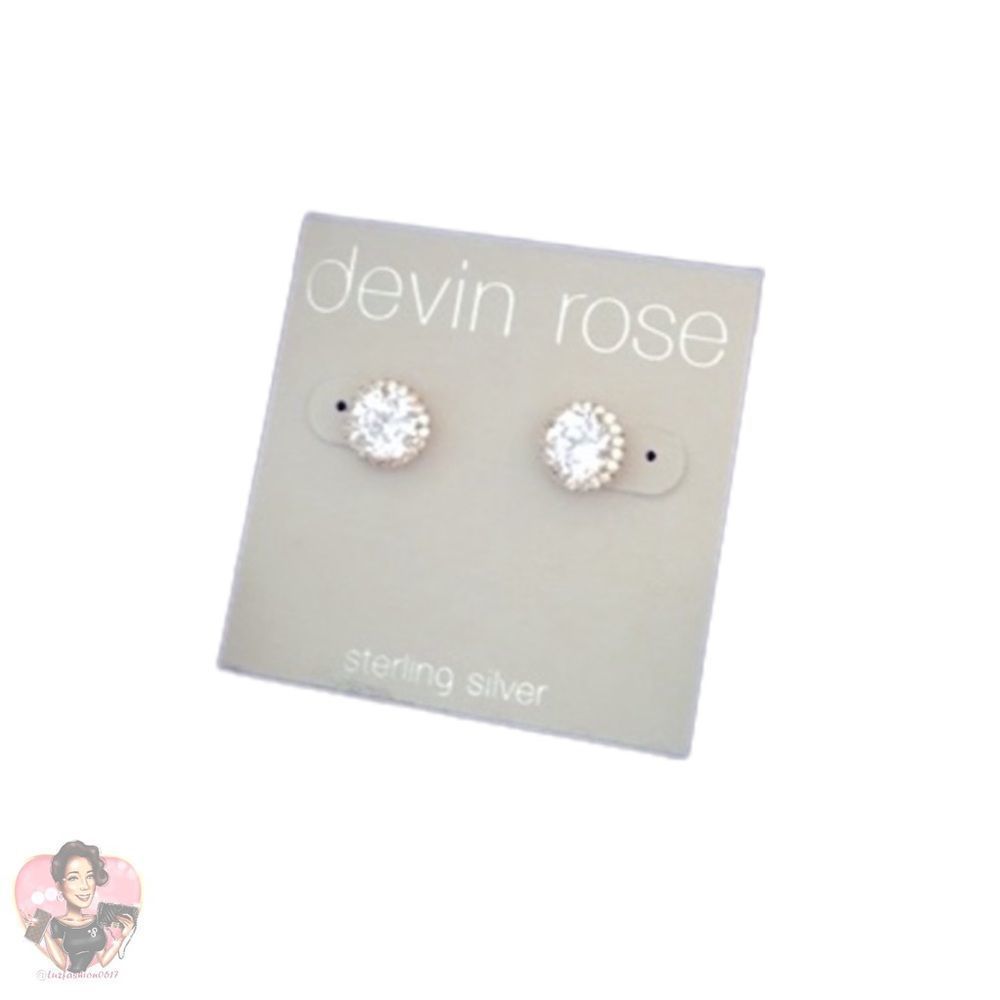 DEVIN ROSE GP Sterling Silver Studs - Picture 6 of 6